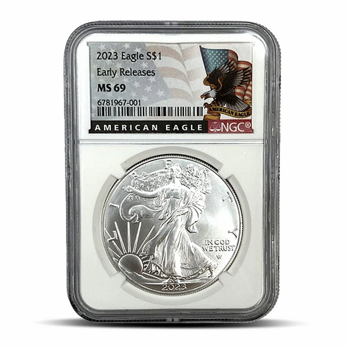 2023 Eagle S$1 Early Releases MS69 (PSV 25) Metalstacks
