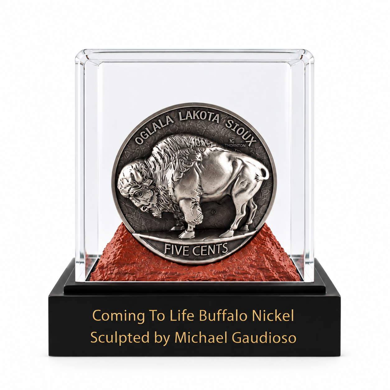 2026 5 oz .999 Fine Silver Buffalo Nickel - Coming To Life - Beyond Relief - XceptionalMint - Sculpted by Michael Gaudioso - Oglala Lakota Sioux Nation