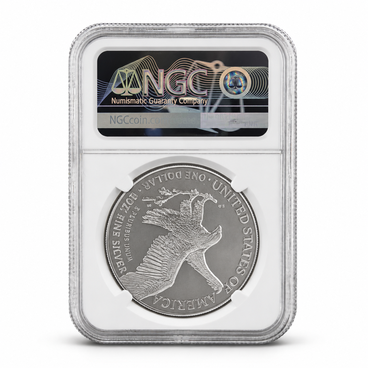 Struck at West Point Mint 2026(W) Eagle S$1 MS70 - Halloween Label (PSV 20)