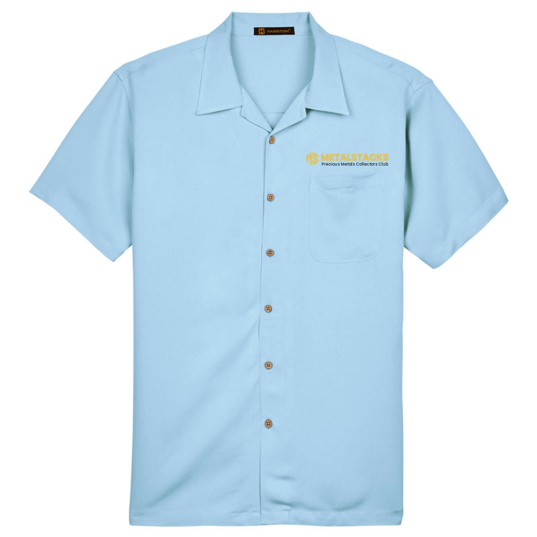 MetalStacks Light Blue Button Down Shirt