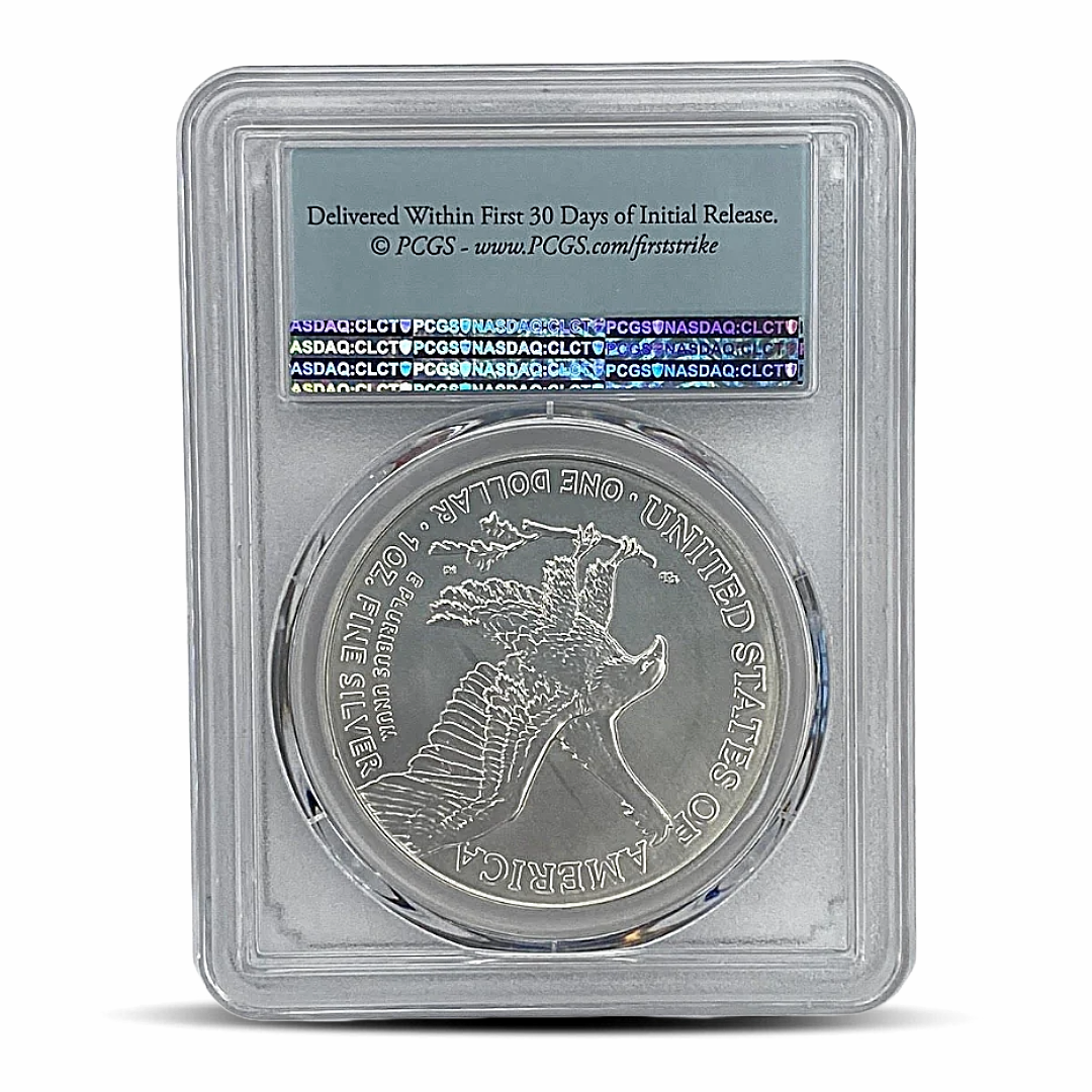 First Strike 2021-(W) PCGS Silver Eagle - T-2 Struck at West Point
