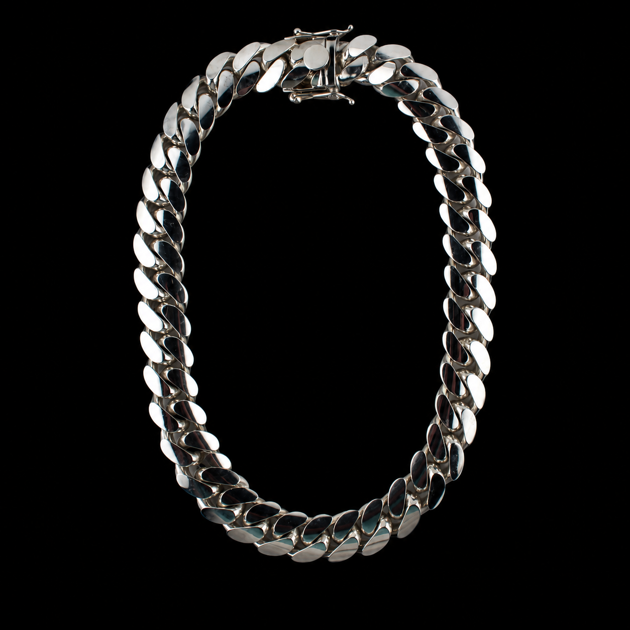 MetalStacks .9999 Handmade Kilo Chain - 24 Inch - 1000 Grams - .999 Pure Silver