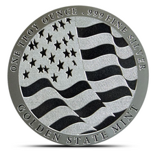 Load image into Gallery viewer, 1 Oz GSM Eagle Silver Round
