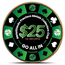 Load image into Gallery viewer, 2026 MetalStacks Copper Poker Chip
