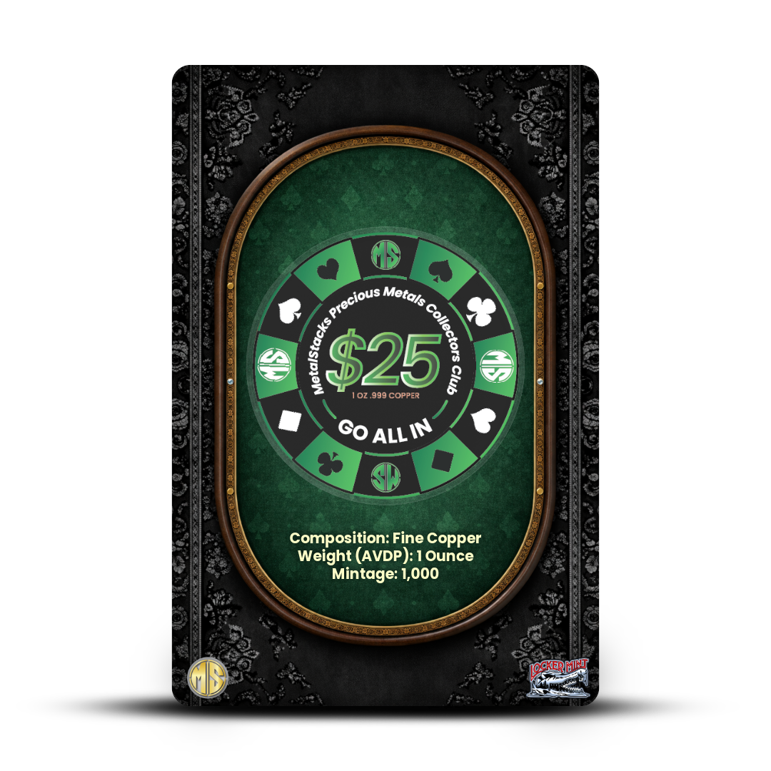 2026 MetalStacks Copper Poker Chip