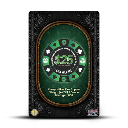 2026 MetalStacks Copper Poker Chip