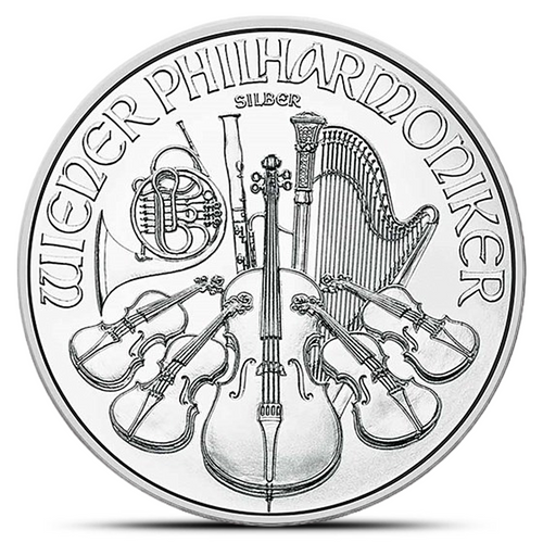 2025 1 Oz Austrian Silver Philharmonic MetalStacks