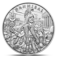 Load image into Gallery viewer, Legendary Warriors Hannibal 1 Oz Silver Round
