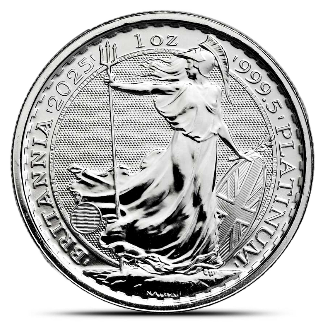 2025 1 Oz British Platinum Britannia Coin