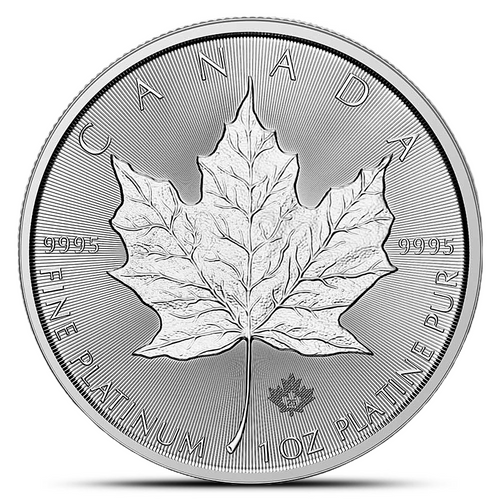 2025 1 Oz Platinum Canadian Maple Leaf MetalStacks