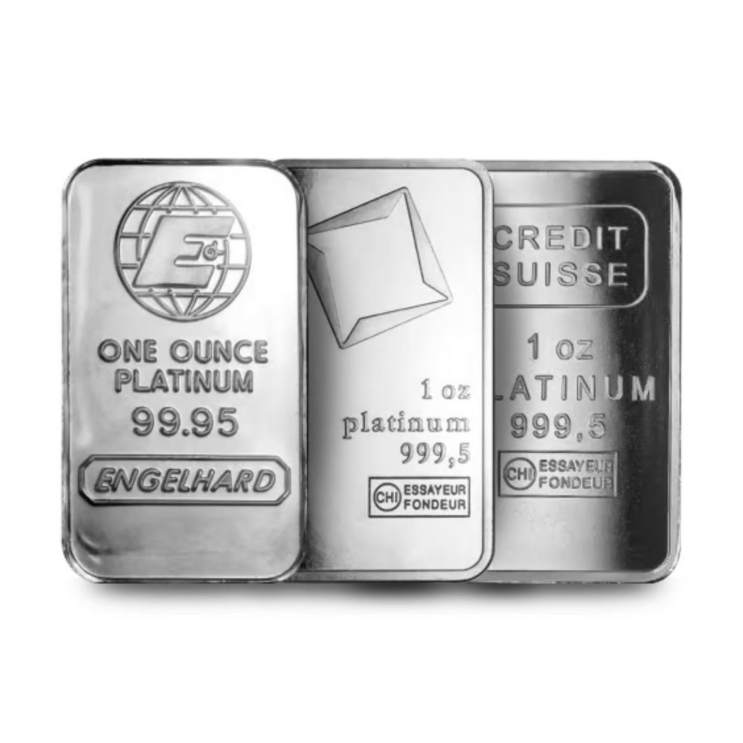 1 Oz Platinum Bar (Varied Condition, Any Mint)