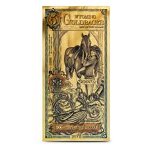 Load image into Gallery viewer, Wyoming 5 Goldback Gold Note ALPHA - Audentia (Boldness)
