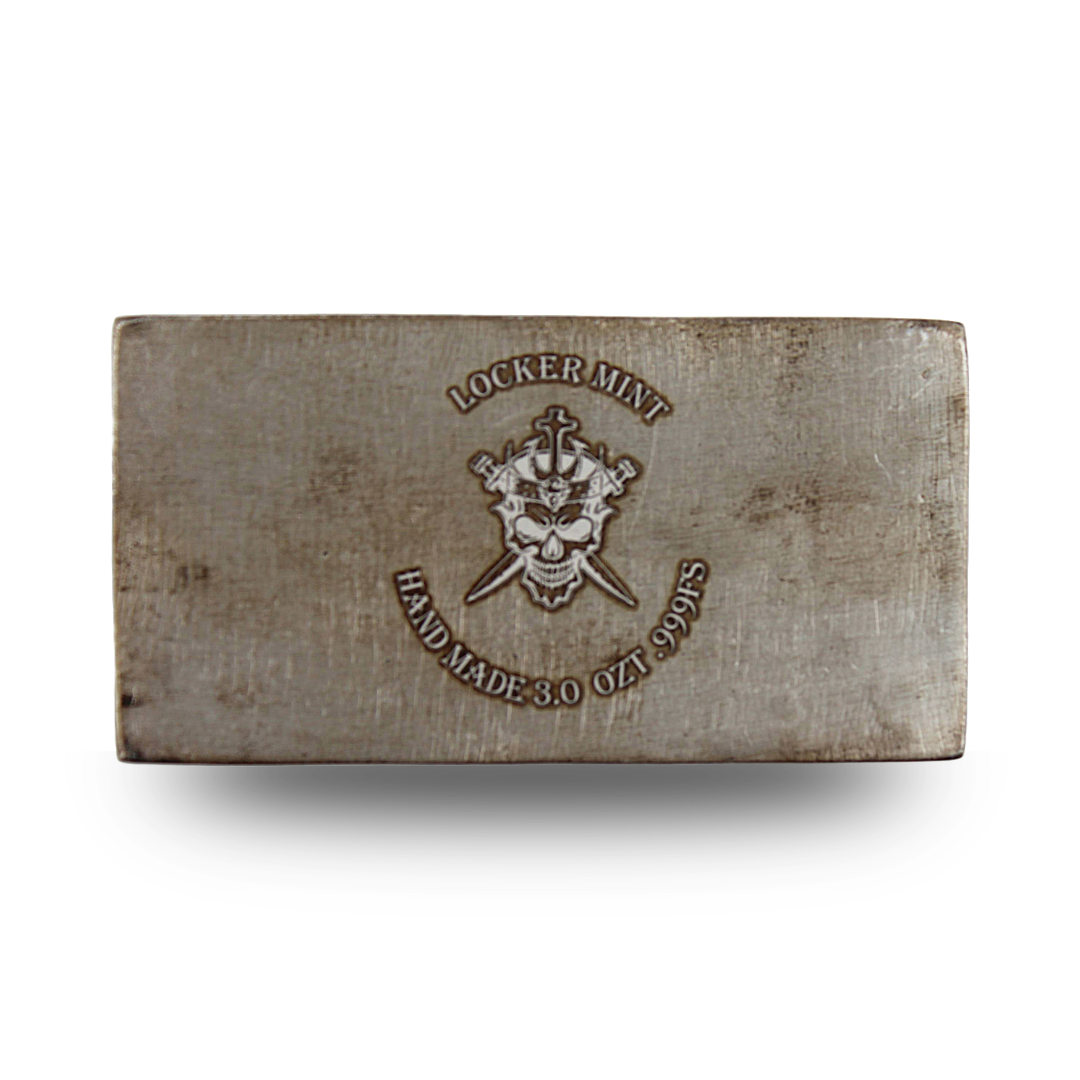 Lady Liberty Flag Hand-Poured Silver Bar