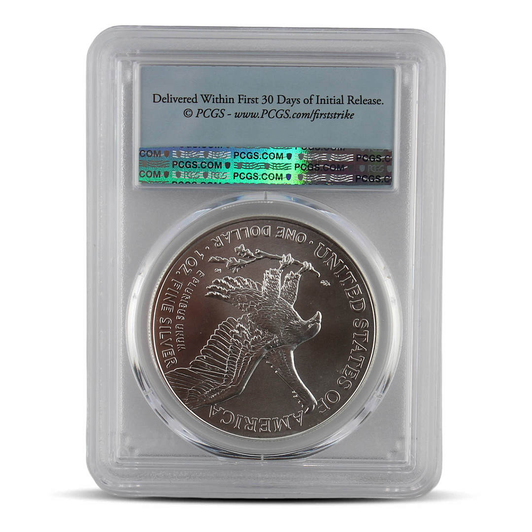 2025 PCGS Silver Eagle MS70 - FirstStrike Label