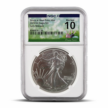 Load image into Gallery viewer, 2025(W) Eagle S$1 Early Releases MS10 - NGCX Easter Label
