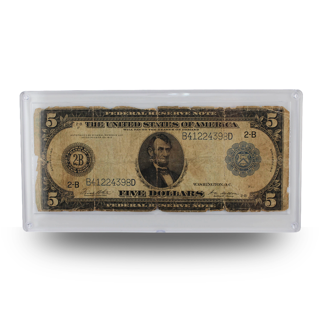 $5 U.S. Federal Reserve Note – Series of 1914 - Circulated (PSV 50)