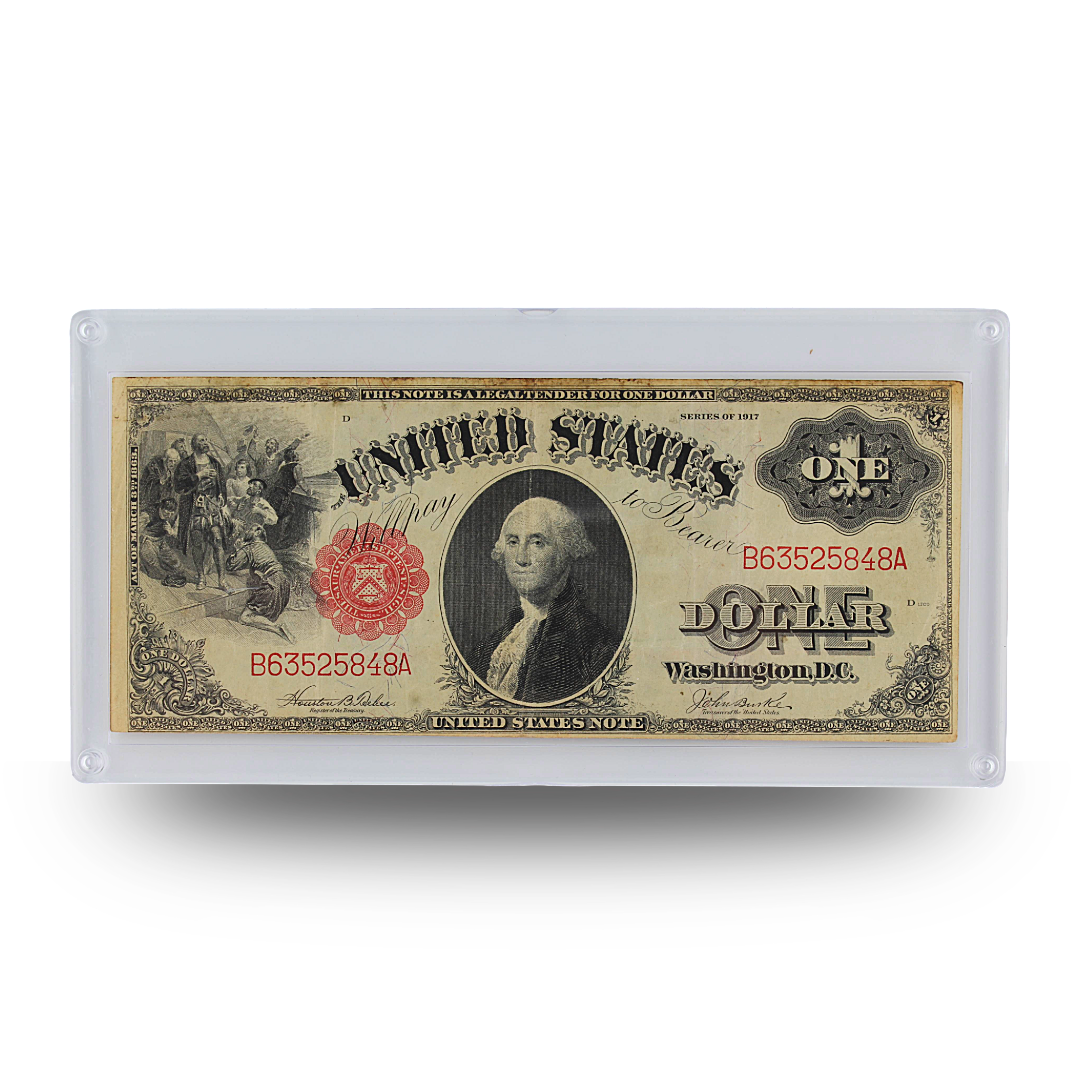 $1 U.S. Note - Series of 1917 - Red Seal - Circulated (PSV 75)