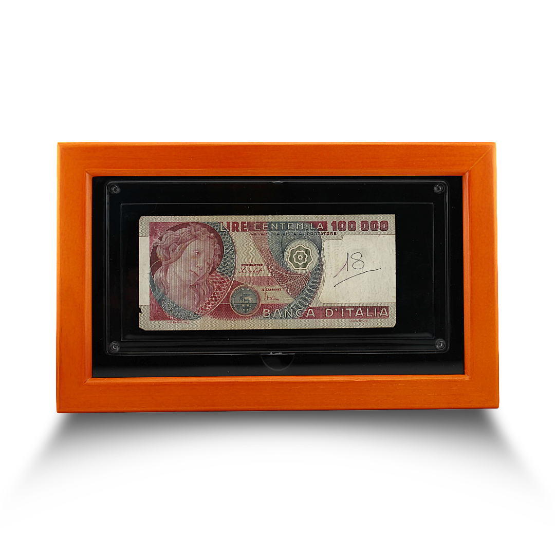 100,000 Italian Lire – Banca d’Italia – “Michelangelo” Series – Circulated (PSV 30)