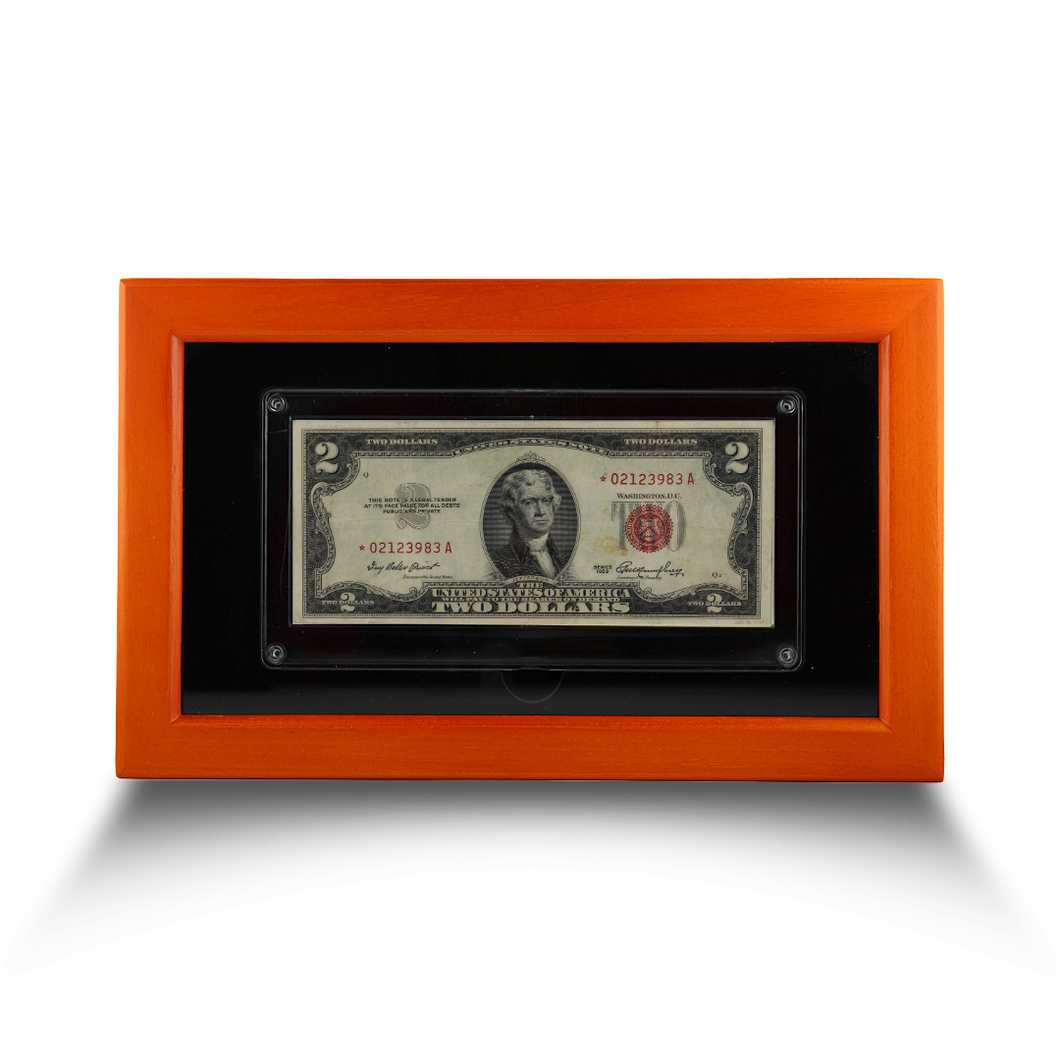 $2 U.S. Note - Series 1953 with Red Star & Seal - Circulated/Used (PSV 25)