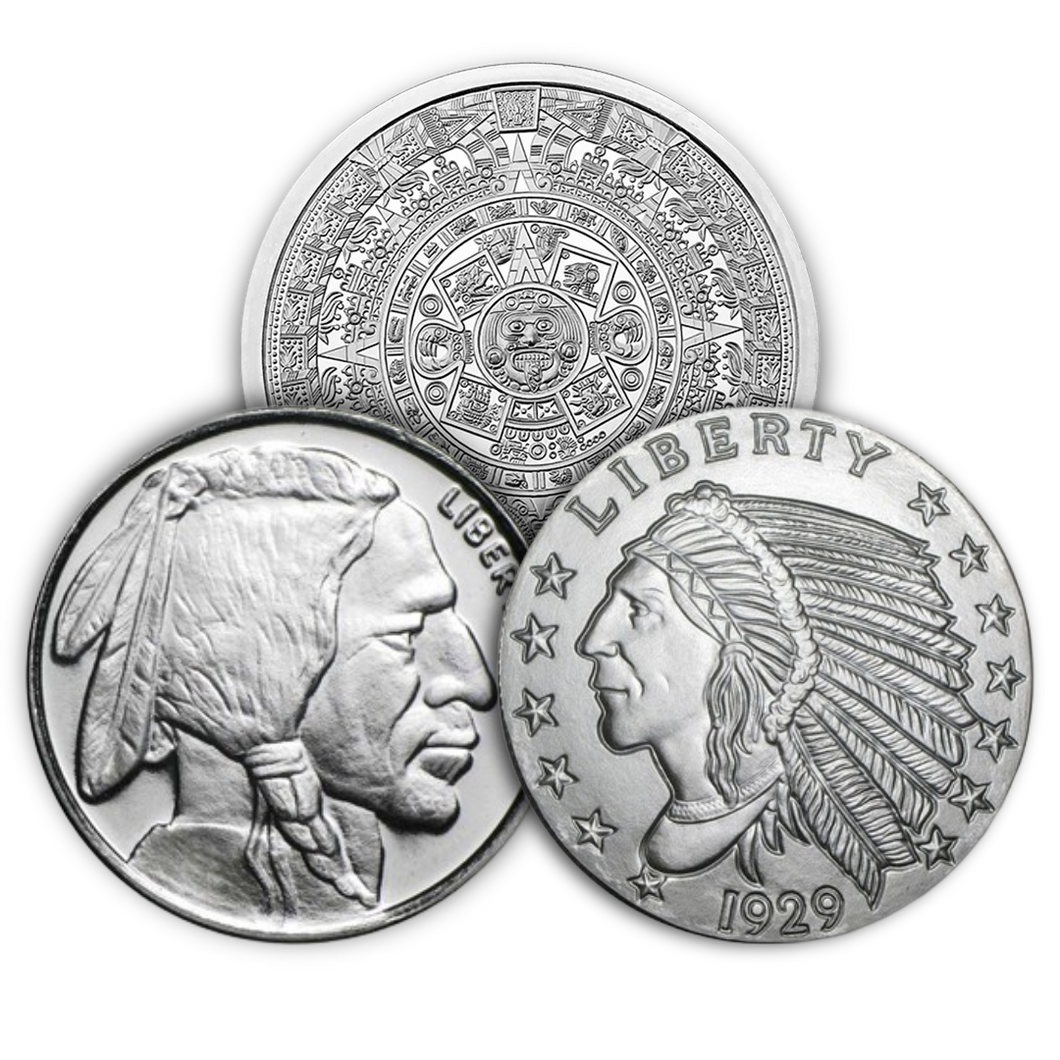 5 Oz Silver Round (Varied Condition, Varied Mint)