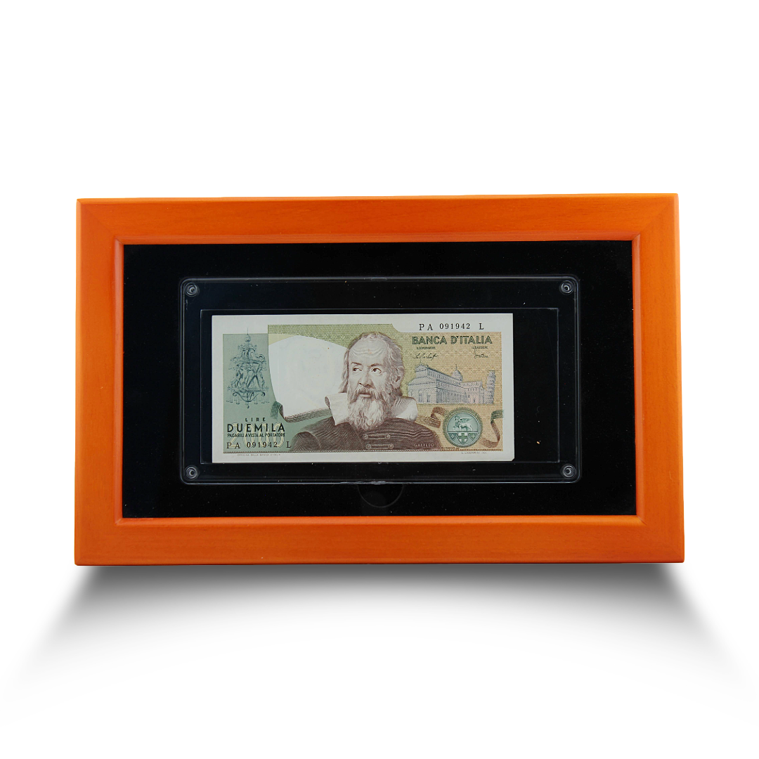 2,000 Italian Lire Banknote – Banca d’Italia - Galileo Galilei Design (PSV 30)