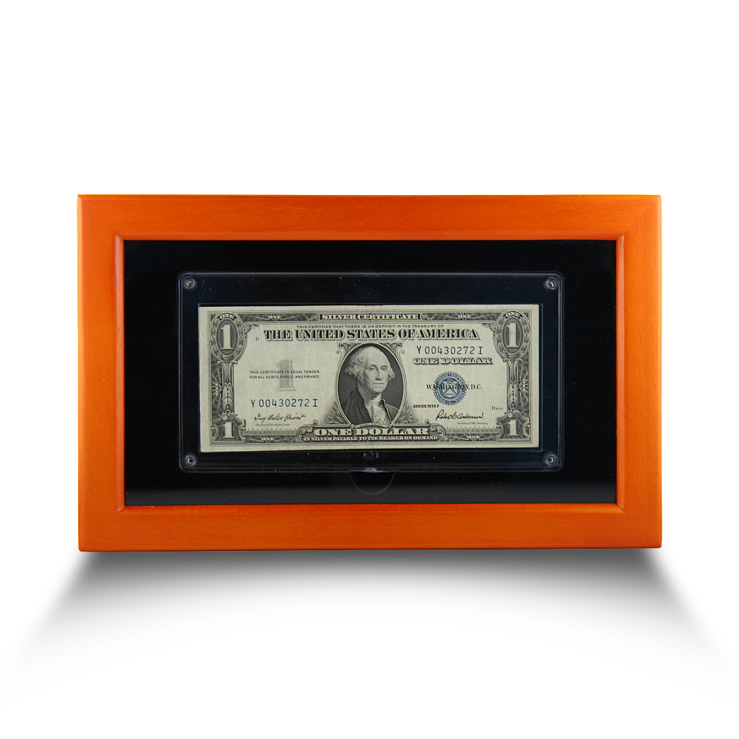 $1 U.S. Silver Certificate – Series 1935 F Blue Seal (PSV 25)