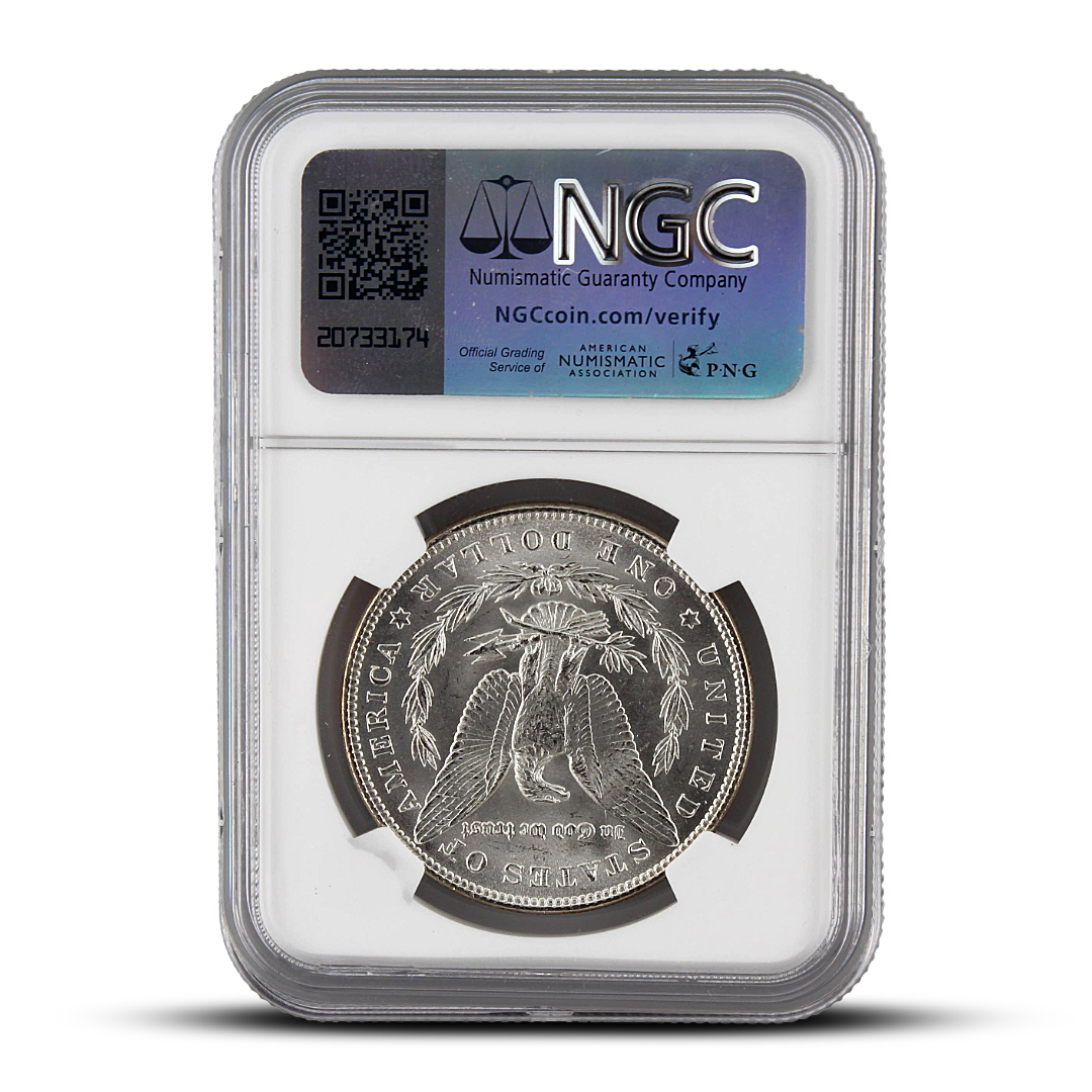 1885 $1 U.S. Morgan Silver Dollar – NGC Brilliant Uncirculated