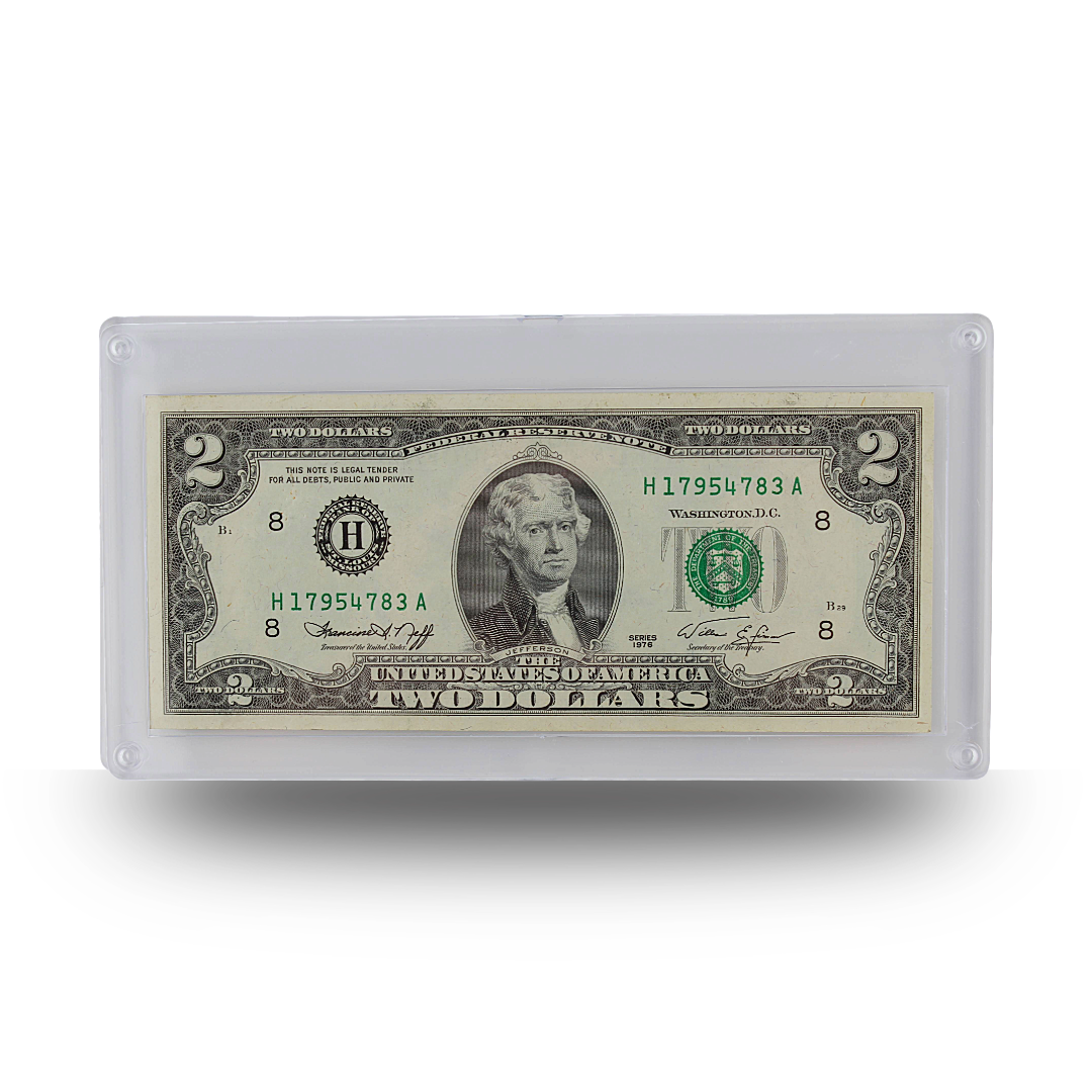 $2 U.S. Note - Series 1976 with Green Seal - Circulated (PSV 25)