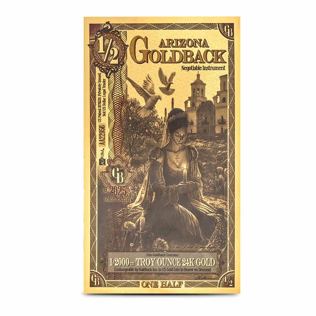 Arizona 1/2 Goldback ALPHA
