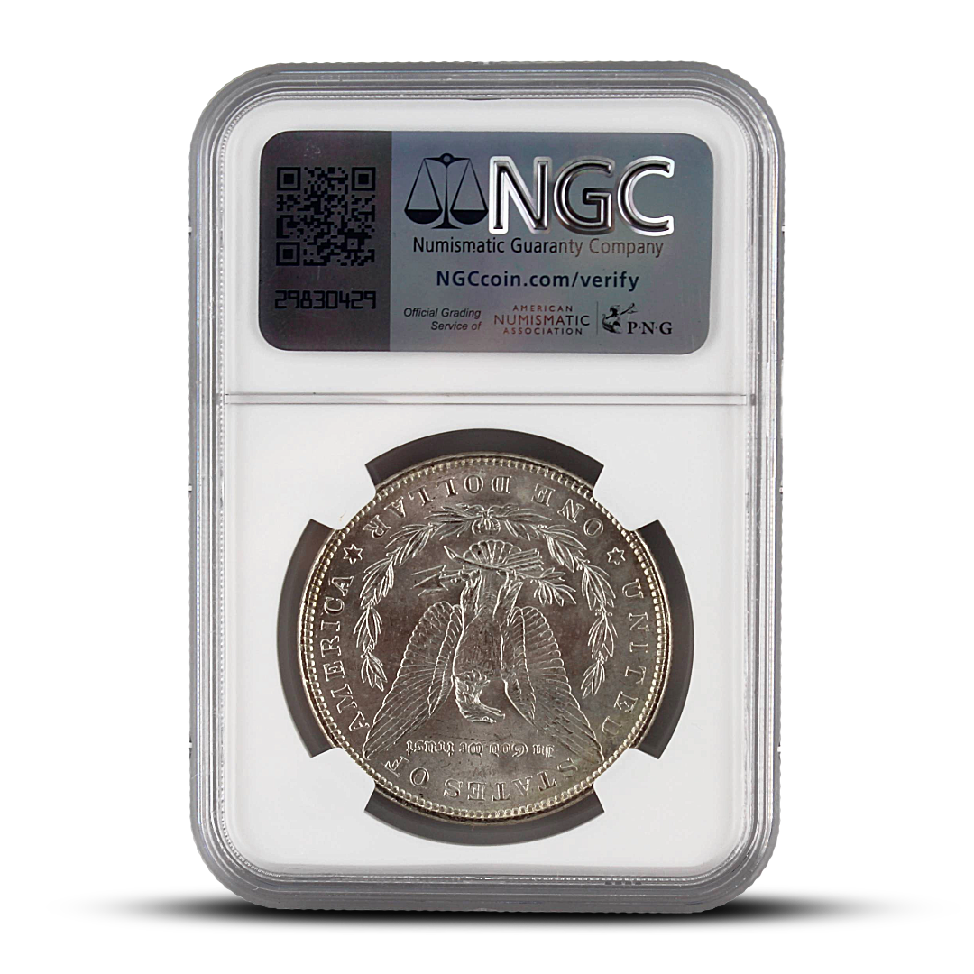 1887 $1 U.S. Morgan Silver Dollar – NGC Brilliant Uncirculated