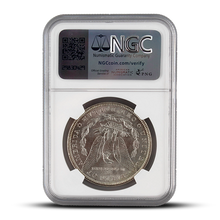 Load image into Gallery viewer, 1887 $1 U.S. Morgan Silver Dollar – NGC Brilliant Uncirculated
