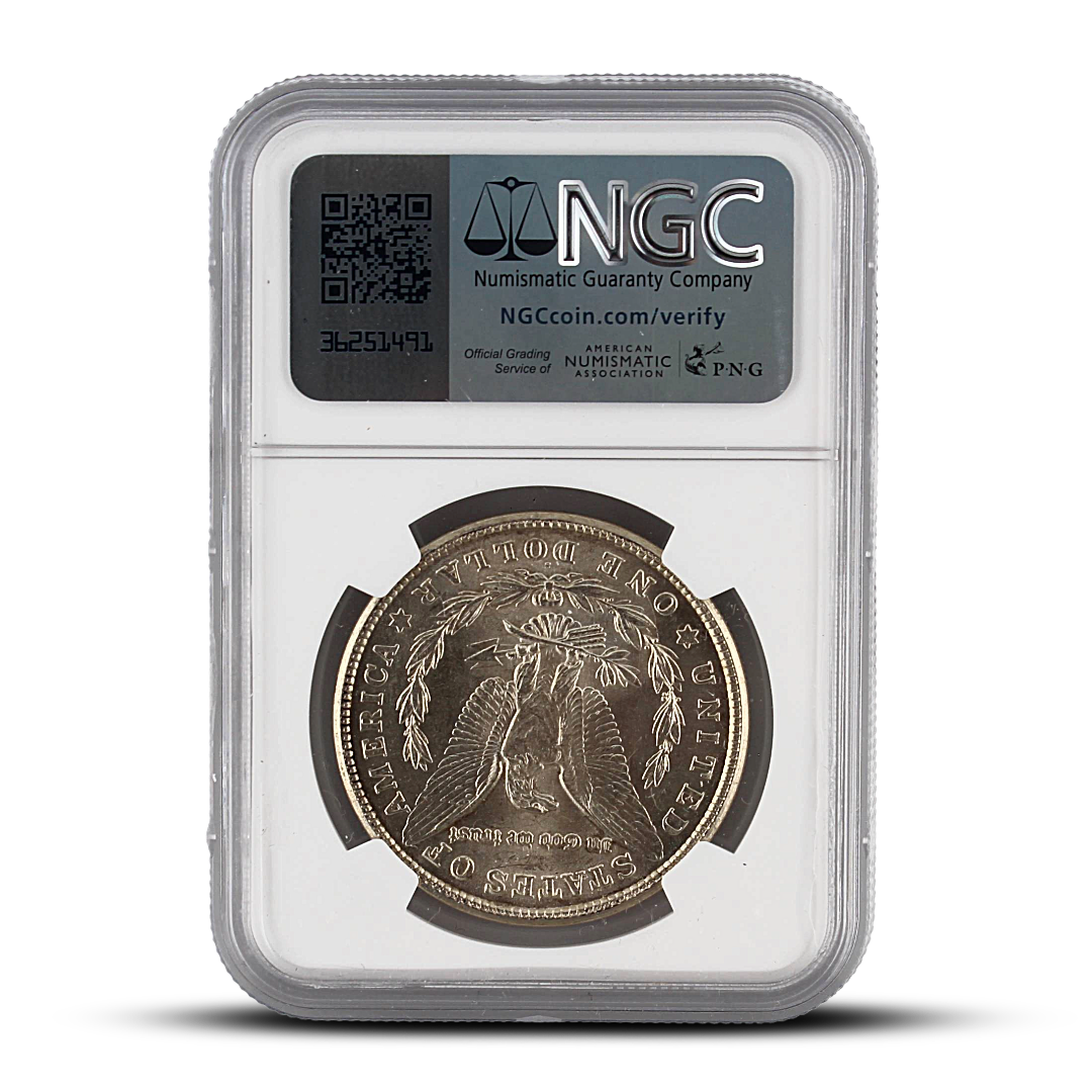 1921 S $1 U.S. Morgan Silver Dollar – NGC Brilliant Uncirculated