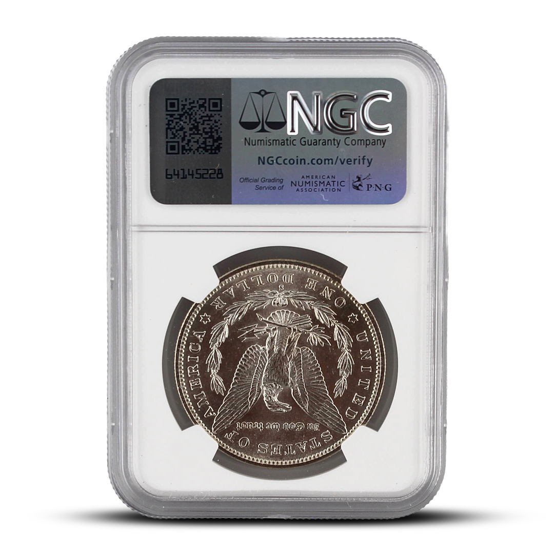 1882 S $1 U.S. Morgan Silver Dollar – NGC Brilliant Uncirculated