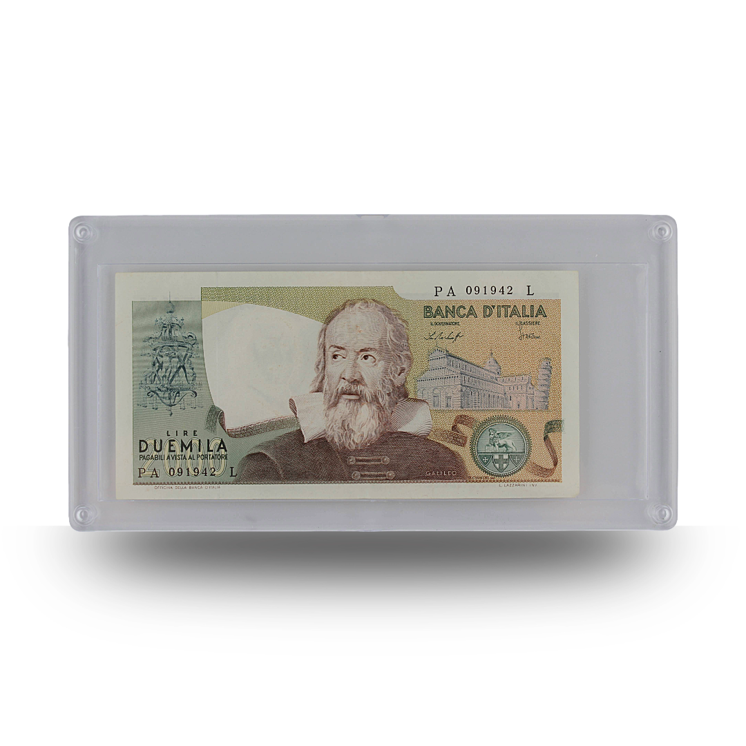 2,000 Italian Lire Banknote – Banca d’Italia - Galileo Galilei Design (PSV 30)