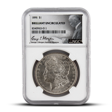 Load image into Gallery viewer, 1896 $1 U.S. Morgan Silver Dollar  – NGC Brilliant Uncirculated
