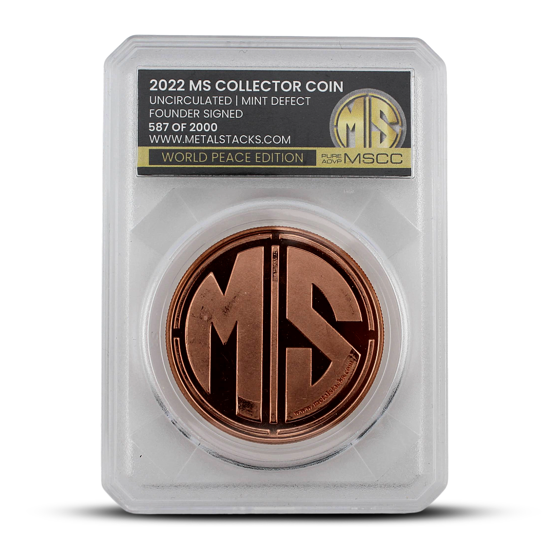 1 Oz Copper MetalStacks Custom Collector Coin