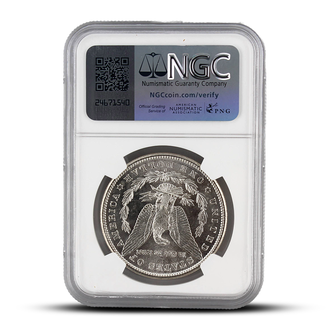 1881 S $1 U.S. Morgan Silver Dollar – NGC Brilliant Uncirculated