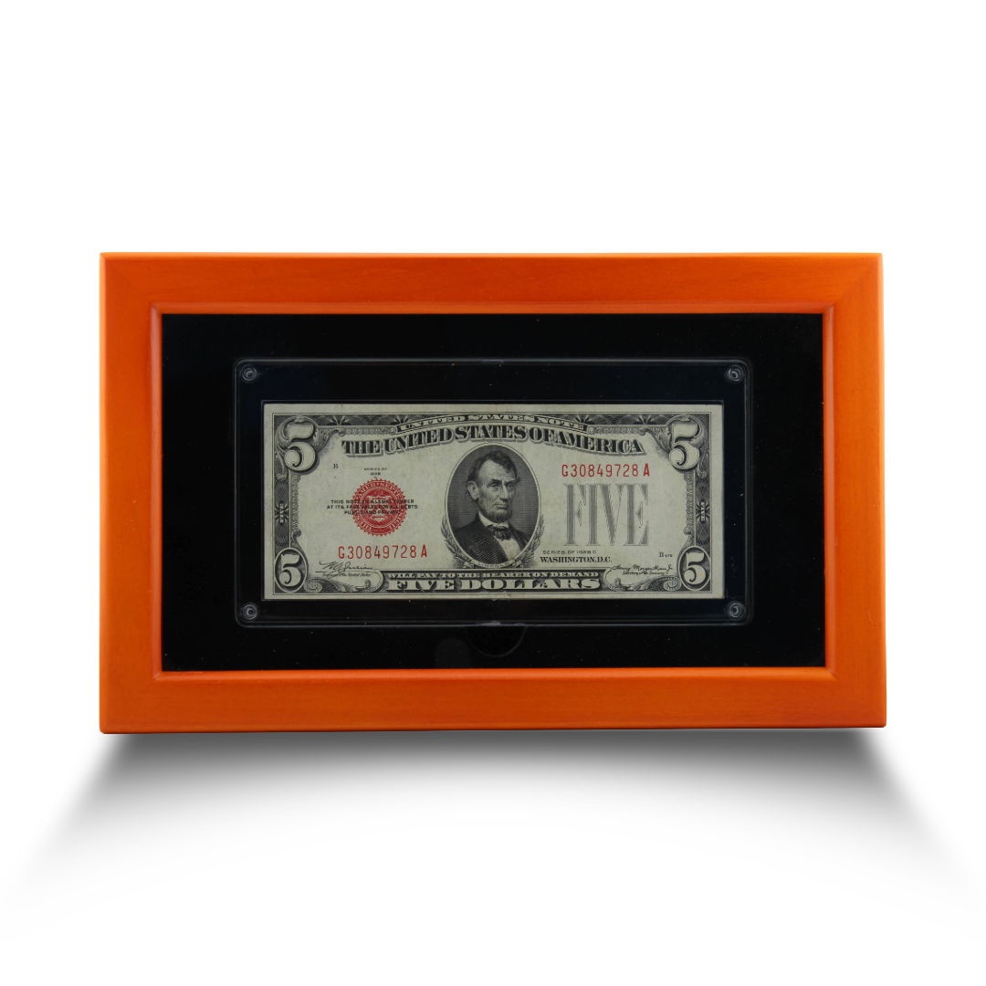 $5 U.S. Federal Reserve Note – Series of 1928 C with Red Seal (PSV 20)