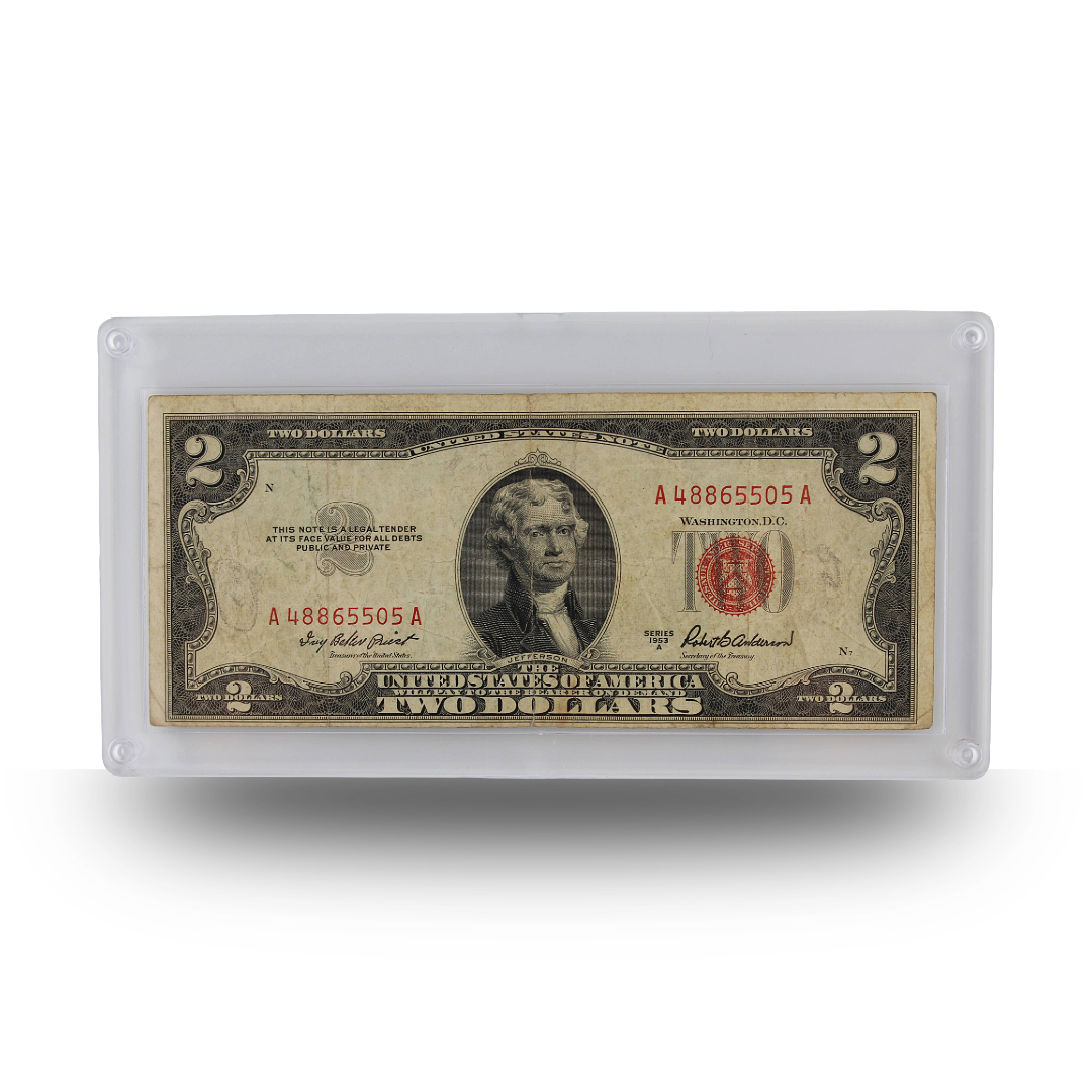 $2 U.S. Note - Series 1953 A with Red Seal - Circulated (PSV 25)