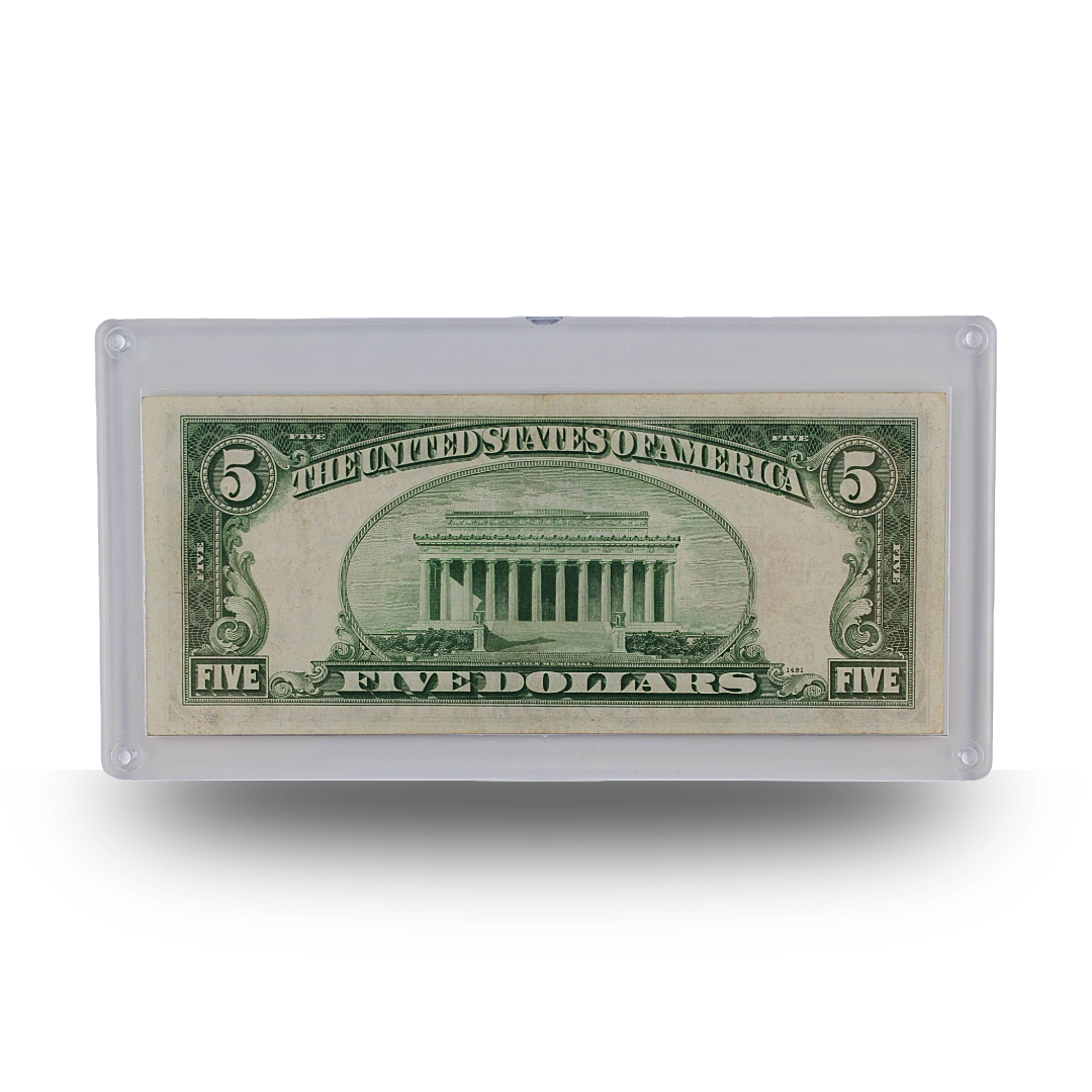 $5 U.S. Federal Reserve Note – Series of 1928 C with Red Seal (PSV 20)