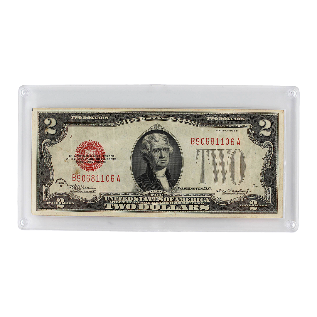 $2 U.S. Legal Tender Note – Series 1928 C - Red Seal (PSV 25)