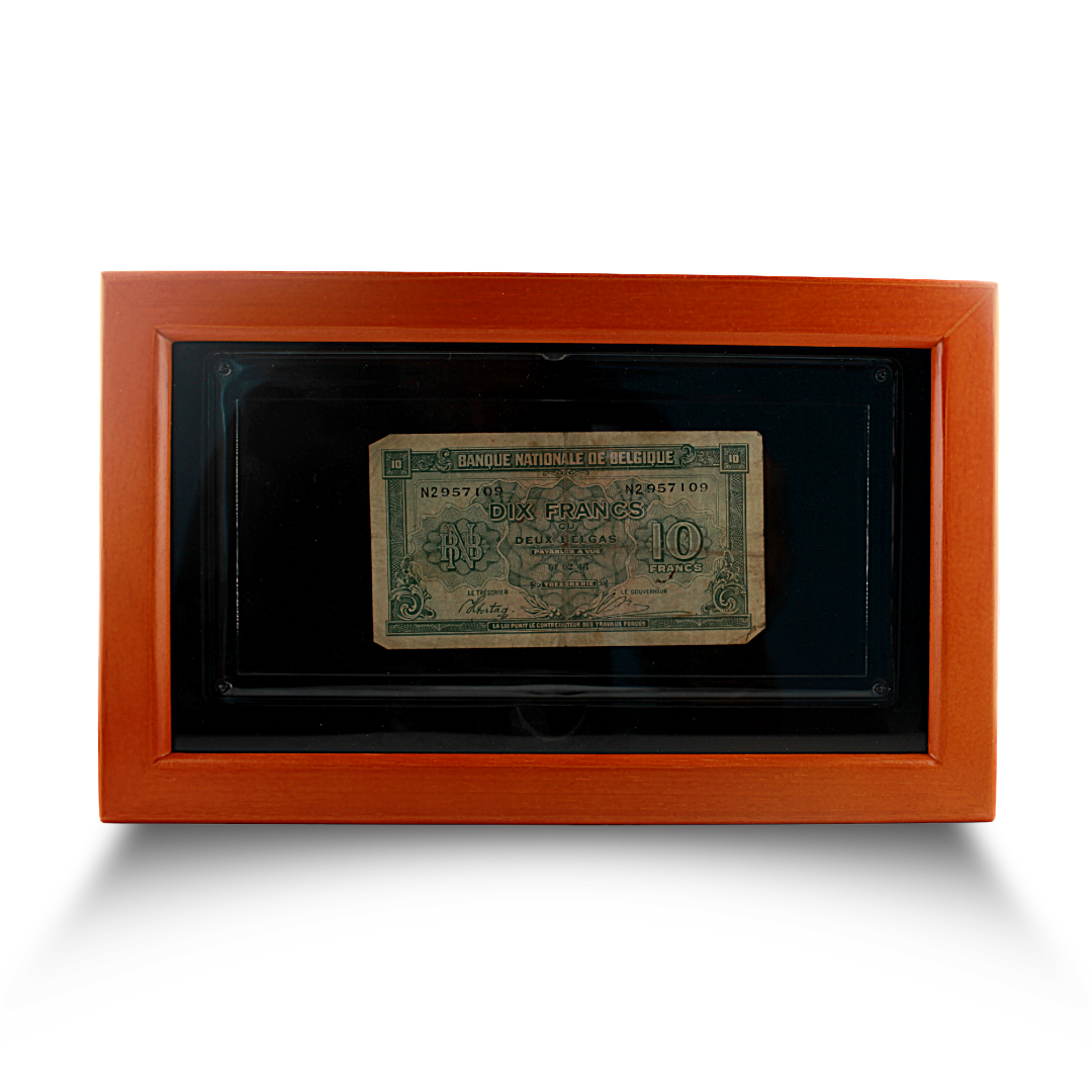 Belgium 10 Francs / 2 Belgas Banknote - 1943 - Banque Nationale de Belgique - WWII Era (PSV 25)