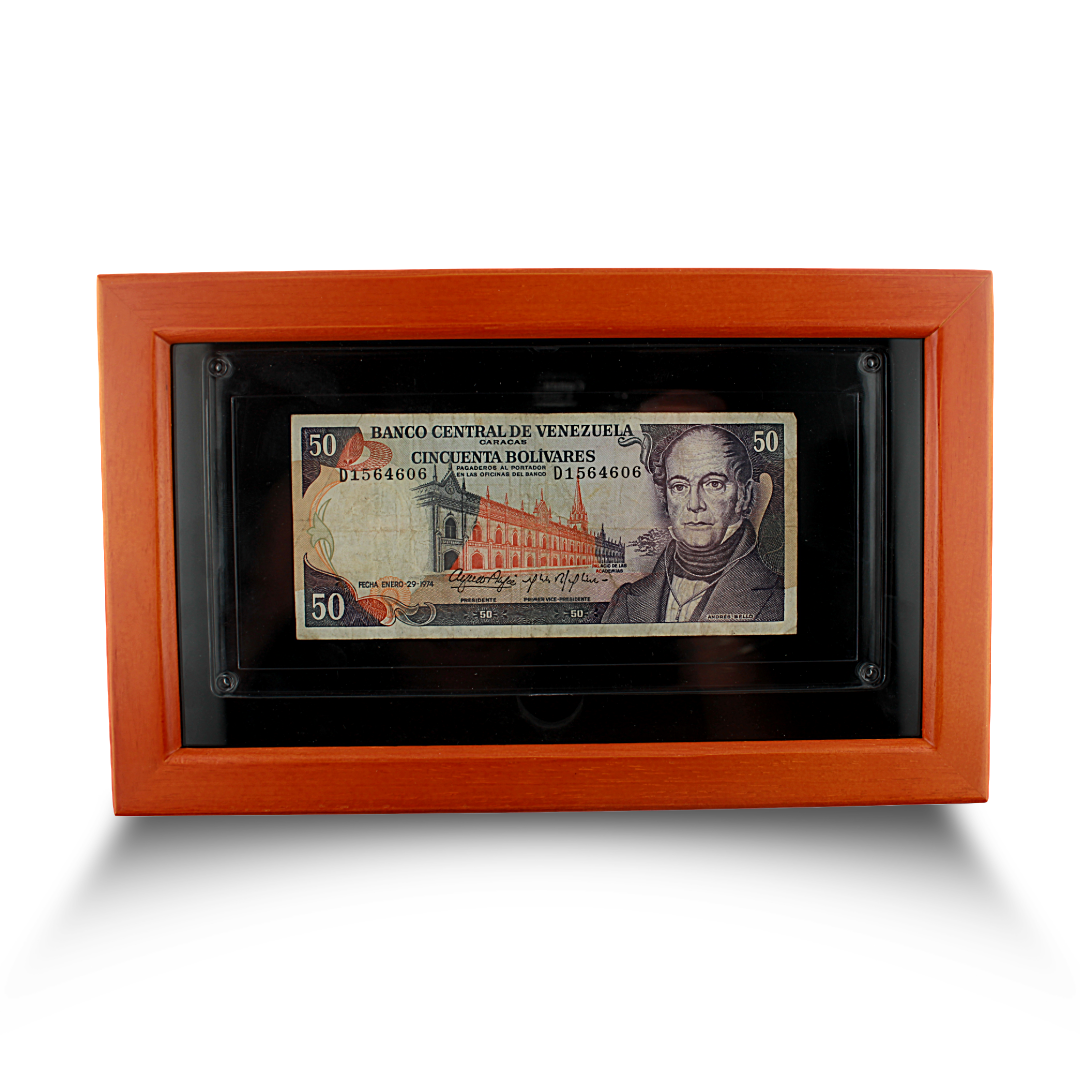 Venezuela 50 Bolívares Banknote - 1974 - Banco Central de Venezuela - Andrés Bello (PSV 20)