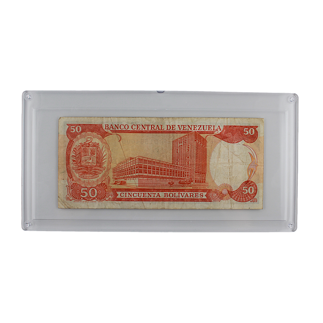 Venezuela 50 Bolívares Banknote - 1974 - Banco Central de Venezuela - Andrés Bello (PSV 20)