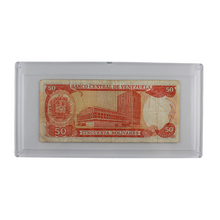 Load image into Gallery viewer, Venezuela 50 Bolívares Banknote - 1974 - Banco Central de Venezuela - Andrés Bello (PSV 20)
