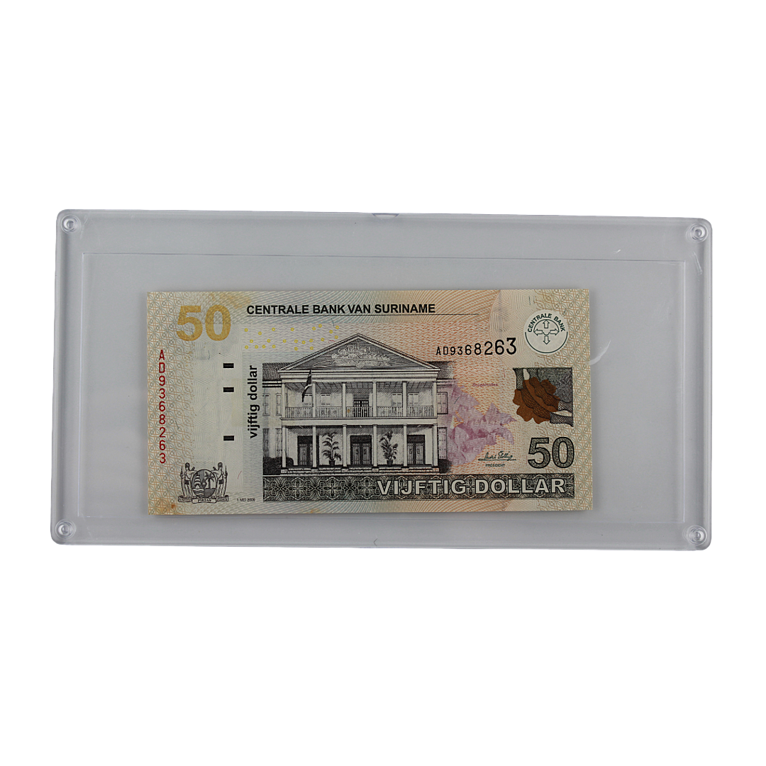 Suriname 50 Dollar Banknote - 2009 - Centrale Bank van Suriname uncirculated (PSV 25)