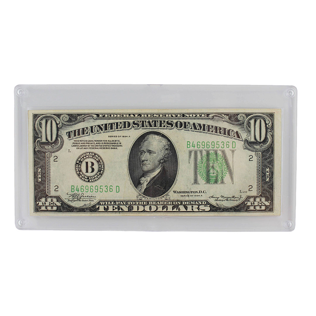 $10 Federal Reserve Note – Series 1934 A (PSV 25)