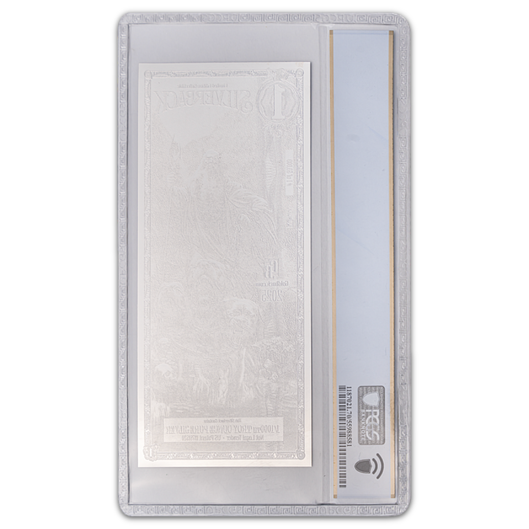 1 Hades Elite Silverback Silver Note (Graded 70 PPQ) - Limited Edition