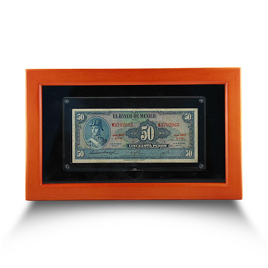 Mexico 50 Pesos Banknote - Series 1972 - Ignacio Allende Banco de México (PSV 20)