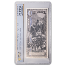 Load image into Gallery viewer, 1 Hades Standard Silverback Silver Note (Graded 70 PPQ) - Limited Edition
